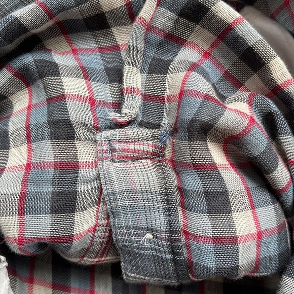 Max Studio Shirt Dress 100% Cotton Tartan Plaid Pattern Size Small Fits Bigger - Picture 16 of 16